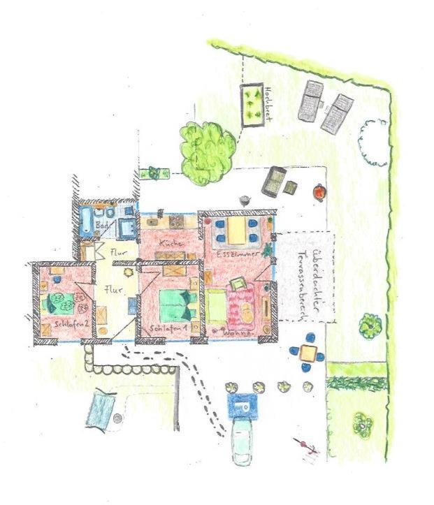 Ferienwohnung "Zum Paladin" Berg  Extérieur photo